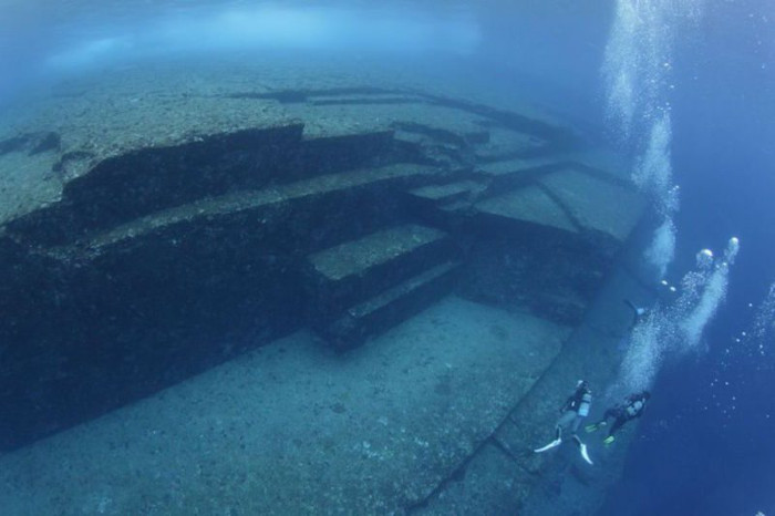 Ruiny Yonaguni poblíž Japonska