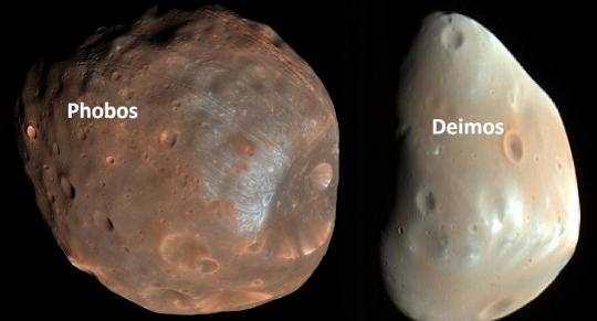 Phobos a&nbsp;Deimos